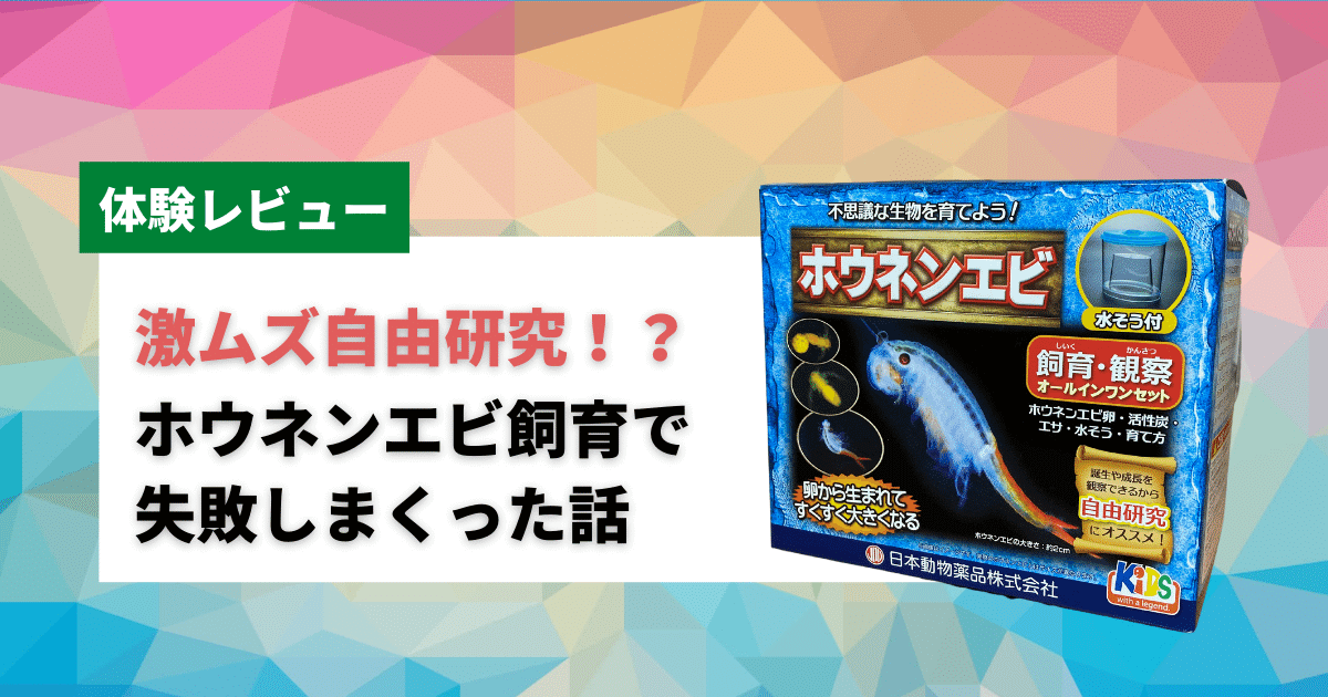 ホウネンエビ飼育観察キット